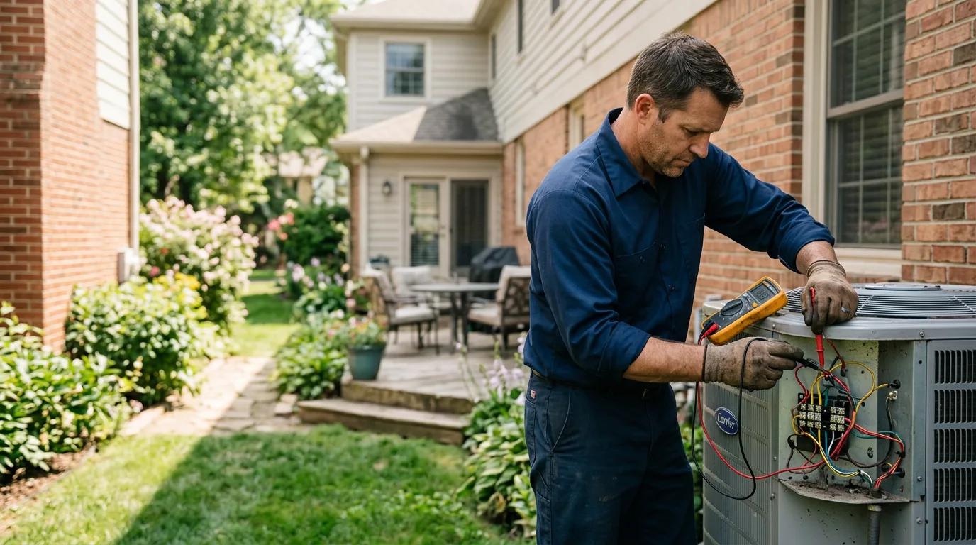 HVAC technician working near Dassel, MN
